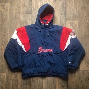 Vintage Starter Atlanta Braves puffer jacket